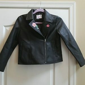 childrens's place Faux leather jacket NWOT